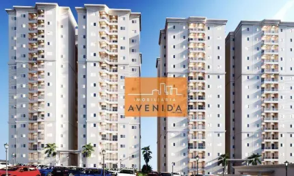 Apartamento com 2 dormitórios e duas vagas de garagem à venda, 67 m² por R$ 385.000 - Jardim Calegaris - Paulínia/SP