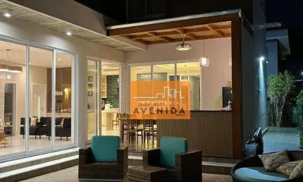 Sobrado com 3 dormitórios à venda, 300 m² por R$ 2.120.000,00 - Condomínio Residencial Terras do Cancioneiro - Paulínia/SP