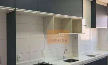 Apartamento com 2 dormitórios para alugar Condomínio Ponte Romana por R$ 2.460/mês - Vila Bressani - Paulínia/SP