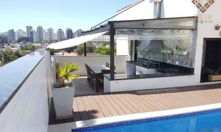 Cobertura com 3 dormitórios à venda, 287 m² - Brooklin - São Paulo/SP