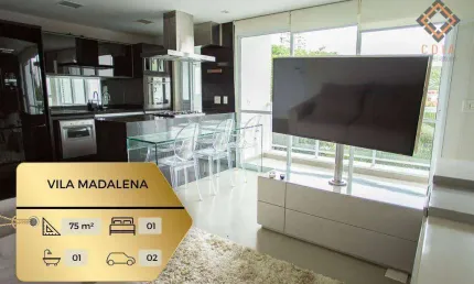 Apartamento Duplex com 1 dormitório, 75 m² - venda por R$ 1.000.000,00 ou aluguel por R$ 7.116,00/mês - Vila Madalena - São Paulo/SP