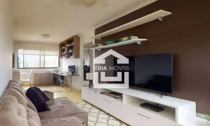 Apartamento à venda com 2 dormitórios sendo 1 suíte, 2 banheiros e 2 vagas de garagem. Localizado em Moema Índios.