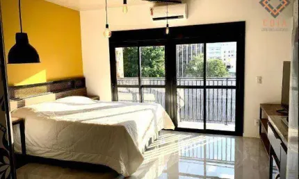 Apartamento com 1 dormitório à venda, 30 m² - Cerqueira César - São Paulo/SP