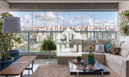 Apartamento com 1 dormitório, 58 m² - venda por R$ 1.280.000,00 ou aluguel por R$ 9.456,00/mês - Brooklin - São Paulo/SP