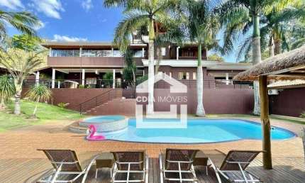 Casa com 5 dormitórios, 890 m² - venda por R$ 2.750.000 ou aluguel por R$ 17.708/mês - Granja Viana - Chácara Santa Lúcia - Carapicuíba/SP