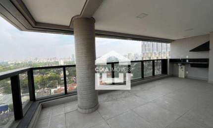 Apartamento à venda com 3 suítes, 3 banheiros , 1 lavabo, varanda gourmet e 2 vagas de garagem. Localizado em Pinheiros.