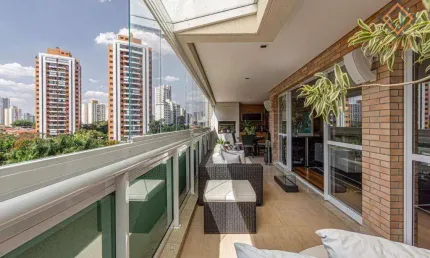 Apartamento com 4 dormitórios à venda, 245 m² por R$ 4.300.000,00 - Brooklin - São Paulo/SP