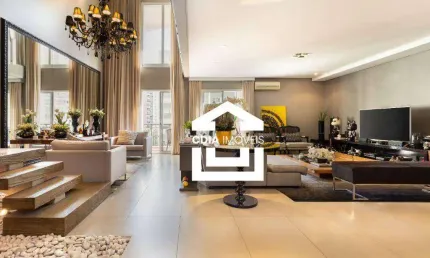 Apartamento Duplex com 2 dormitórios à venda, 163 m² por R$ 4.890.000,00 - Moema - São Paulo/SP