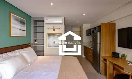 Studio com 1 dormitório à venda, 27 m² por r$ 850.000 - itaim - são paulo/sp