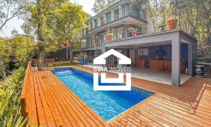 Casa com 4 dormitórios à venda, 350 m² por R$ 2.200.000,00 - Granja Viana – Chácara dos Lagos - Carapicuíba/SP