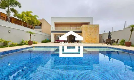 Casa com 5 dormitórios, 537 m² - venda por R$ 4.500.000 ou aluguel por R$ 25.000/mês - Granja Viana - Vintage - Cotia/SP
