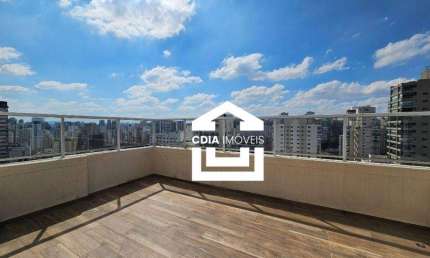 Cobertura com 4 dormitórios à venda, 234 m² por R$ 3.250.000,00 - Moema - São Paulo/SP