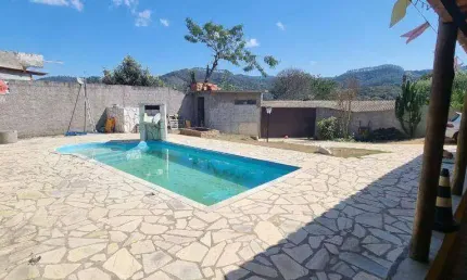 Chácara com 4 dormitórios à venda, 700 m² por r$ 390.000,00 - ponte alta - nazaré paulista/sp