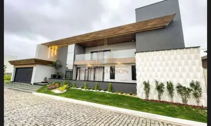 Casa moderna de alto padrão a venda na Nova São Pedro com 280m² e 3 suítes