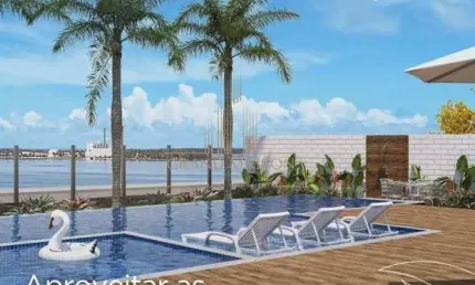 Apartamentos à venda com 2 quartos de frente para a Lagoa em São Pedro