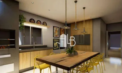 Apartamento com 2 dormitórios à venda, 59 m² por R$ 377.000,00 - Novo Mundo - Uberlândia/MG