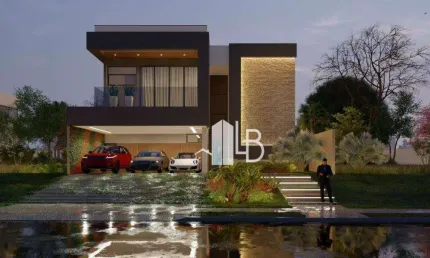 Casa alto padrão no condomínio Jardim Versailles com três suítes e área gourmet.