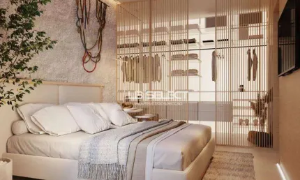 Apartamento com três quartos, uma suíte e duas semi suítes e varanda gourmet.