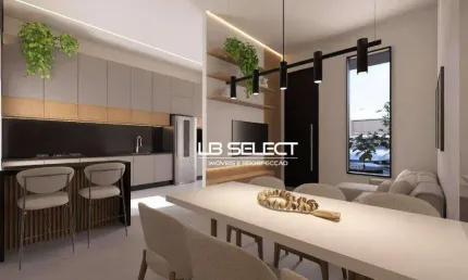 Casa no bairro Bem Viver com três quartos, suíte e varanda gourmet.