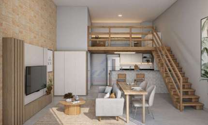 Loft com 1 quarto à venda no Saco Grande, Florianópolis , 43 m2 por R$ 654.353