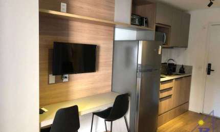 Studio com 1 dormitório para alugar, 24 m² por R$ 3.930,00/mês - Campo Belo - São Paulo/SP