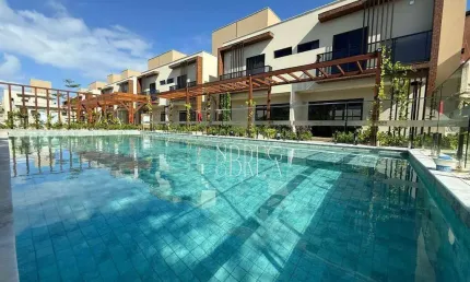 Casa Tipo Dulplex Pronta para morar em Condomínio a 50mts do mar - 3 quartos - Lazer completo-Ponta de Campina /João Pessoa/ Cabedelo PB