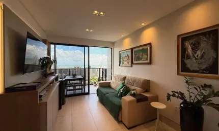 Apartamento mobiliado, com varanda gourmet ampla, vista mar, 3 suítes, no melhor de miramar- r$ 1.300.000,00