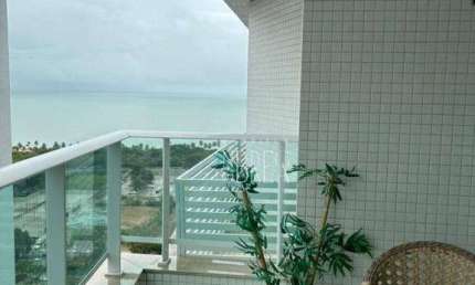 Apartamento Mobiliado para Locação - Andar Alto - Vista Mar - Altiplano João Pessoa