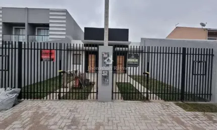 Casa com 2 quartos à venda na rua cidade de palmas, sítio cercado, curitiba, 49 m2 por r$ 329.000