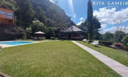 Casa em condomínio fechado com 5 quartos à venda na Avenida Hercílio Ferreira dos Santos, 000, Carlos Guinle, Teresópolis por R$ 1.950.000