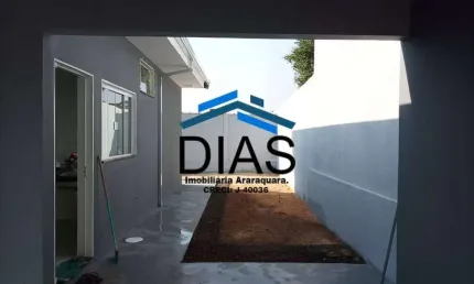JARDIM TAMOIO CASA NOVA COM DOIS DORMITÓRIOS, SUITE