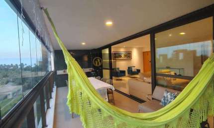 Apartamento de luxo para alugar em Cabo de Santo Agostinho, Paiva, com 4 quartos, 183m²