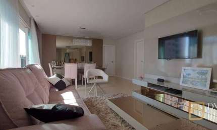 Apartamento 100% MOBILIADO com 3 QTS e 3 Vagas para alugar, 111 m² por R$ 8.640/mês - Champagnat - Curitiba/PR