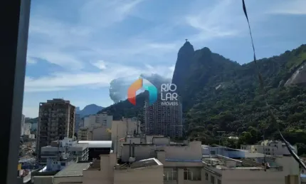 Botafogo, cobertura duplex, vista deslumbrante cristo redentor, 2 quartos, suíte, armários, 2 vagas