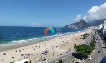 Apartamento à Venda em Ipanema, 110m2, Sala Ambientes, 2 Suítes, Varanda, Vista Lateral Mar, Vaga