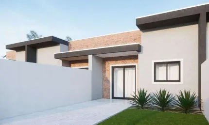 Casa para Venda em Matinhos, Balneário Gaivotas, 2 dormitórios, 1 suíte, 1 banheiro, 2 vagas