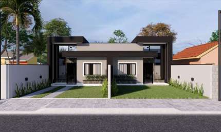 Casa para Venda em Pontal do Paraná, Balneário Monções, 3 dormitórios, 1 suíte, 1 banheiro, 2 vagas
