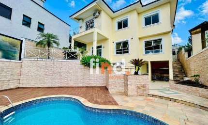 Casa Mobiliada com 3 dormitórios (suítes), 280 m² - venda por R$ 2.400.000 ou aluguel por R$ 15.680/mês - São Paulo ll - Granja Viana - Cotia/SP