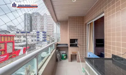Apartamento 2 dormitórios para Venda em Praia Grande, Canto do Forte, 2 dormitórios, 1 suíte, 2 banheiros, 1 vaga