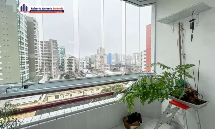 Apartamento 2 dormitórios para Venda em Praia Grande, Canto do Forte, 2 dormitórios, 1 suíte, 2 banheiros, 1 vaga