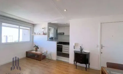 Apartamento com 2 dormitórios para alugar, 50 m² por R$ 4.051,19/mês - Portão - Curitiba/PR