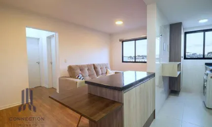 Apartamento semi-mobiliado no bairro portão, em excelente localização  a menos de 1 quadra da faculdade unidombosco e da av. presidente wenceslau braz
