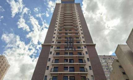 Apartamento com 1 dormitório para alugar, 26 m² por R$ 2.644,00/mês - Centro - Curitiba/PR