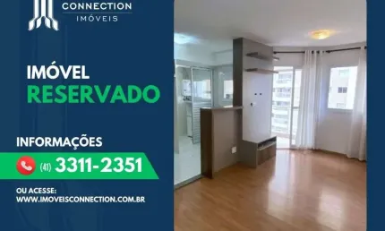 Apartamento com 2 dormitórios para alugar, 65 m² por r$ 4.261,00/mês - portão - curitiba/pr