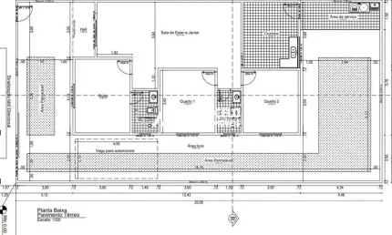 Oportunidade ! Casa solta com 105 m² de laje e garagem para até 04 carros em lot