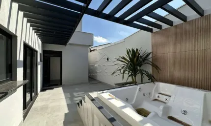 Casa em condomínio fechado com 3 quartos à venda na rua santa catarina, 1583, água branca, piracicaba por r$ 850.000