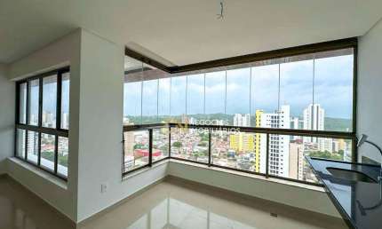 Apartamento em andar alto com 3 suítes e 4 vagas livres à venda, 120 m² por R$ 1.499.000 - Tirol - Natal/RN