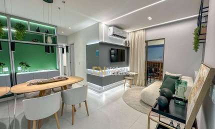 Apartamento com 2 dormitórios à venda, 59 m² por R$ 482.000,00 - Candelária - Natal/RN