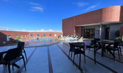Flat com 1 dormitório à venda, 46 m² por R$ 375.000,00 - Petrópolis - Natal/RN