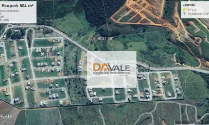 Terreno à venda, 504 m² por R$ 371.000,00 - Ecopark Boubon - Caçapava/SP